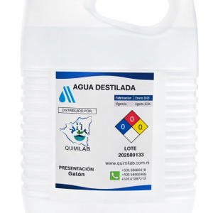 Agua destilada